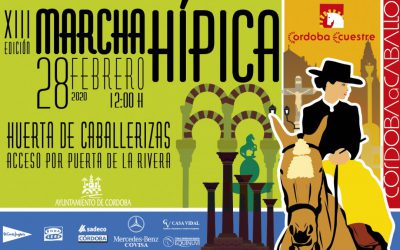 Marcha hípica para el día de Andalucía